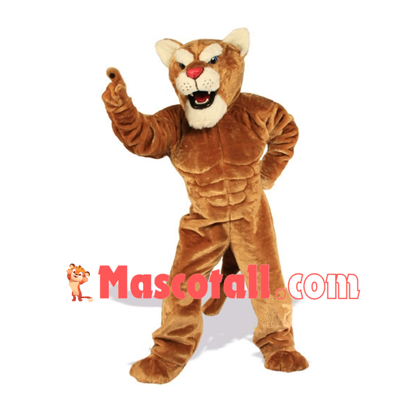 Power Fierce Cougar Mascot Costume