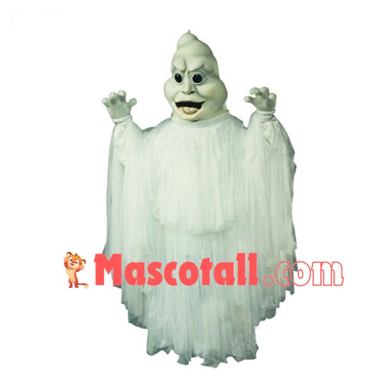 Mischievous Ghost Mascot Costume For Halloween Party