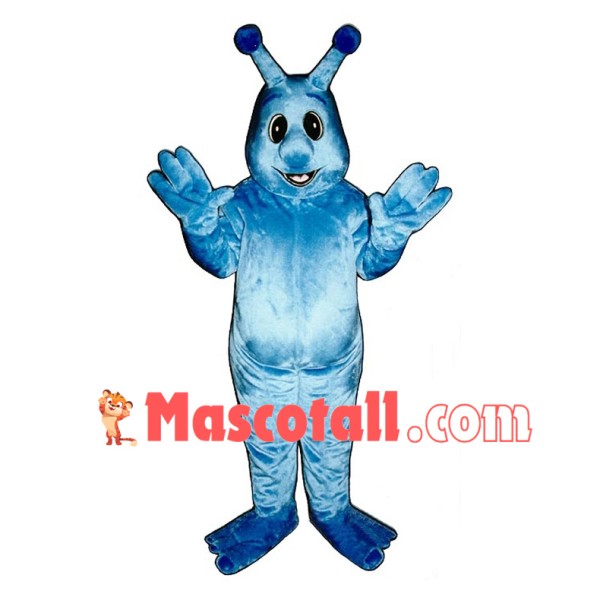 Blue Slug Mascot Costume 