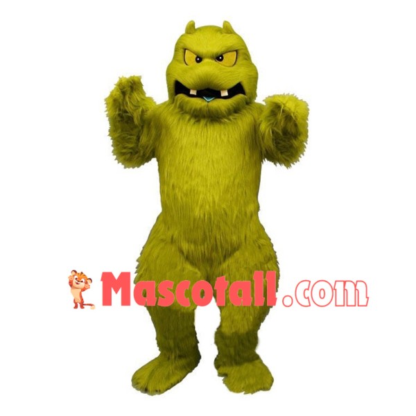 Furry Slimy Monster Mascot Costume 