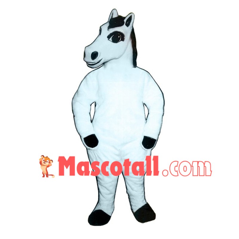 White Horse Lightweight Mascot Costume 