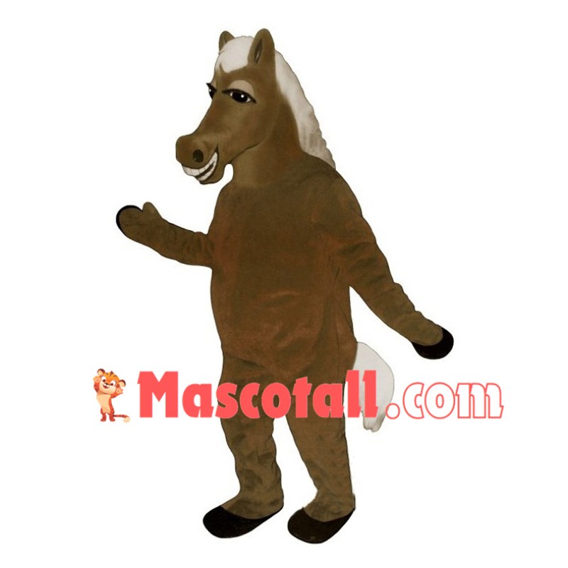 Brown Icelandic Horse Lightweight Mascot Costume 