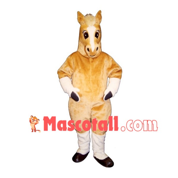 Palomino Horse Lightweight Mascot Costume 