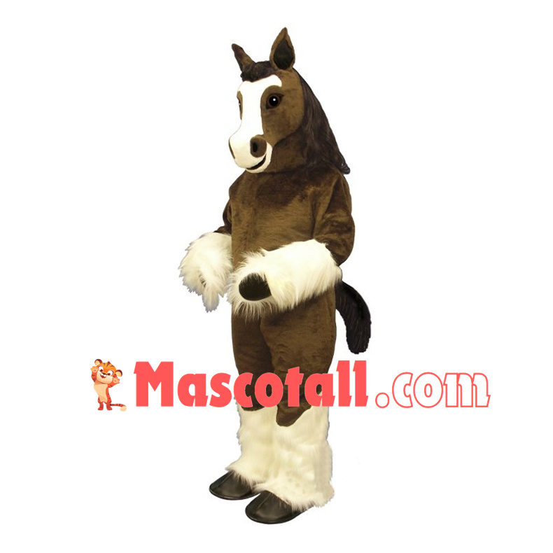 Shire Horse Mascot Costume 