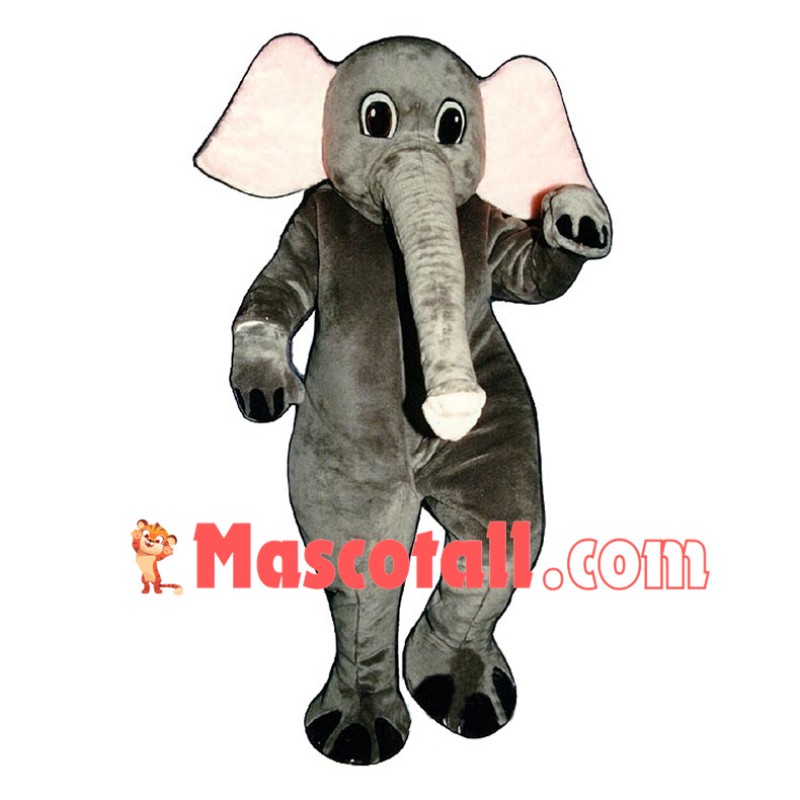Grey Elephant Lightweight Mascot Costume