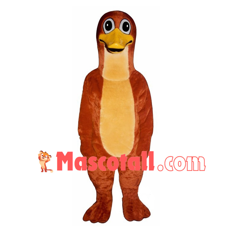 Orange Platypus Mascot Costume