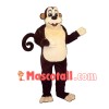 Adult Cartoon Brown Monkey Mascot Costume