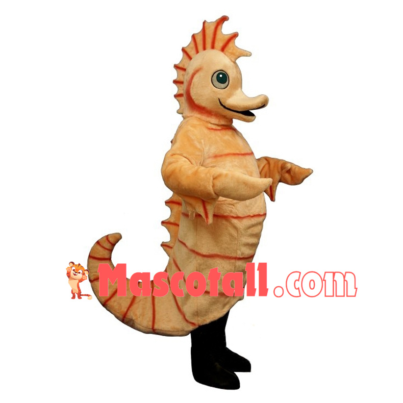 Cartoon Great Seahorse Mascot Costume