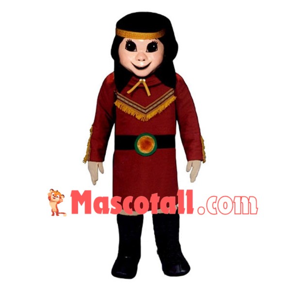 Native American Indian Princess Woman Mascot Costume 