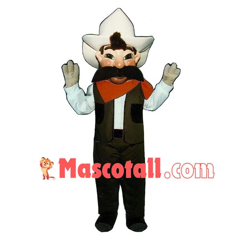 Wrangler Man Mascot Costume 