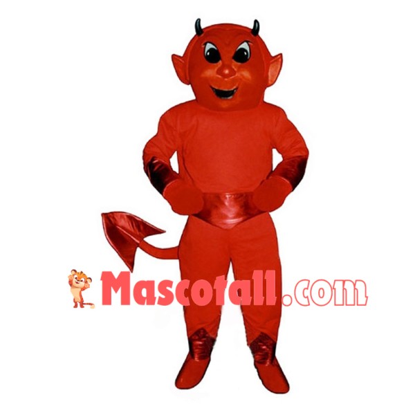 Red Devil Mascot Costume For Adult