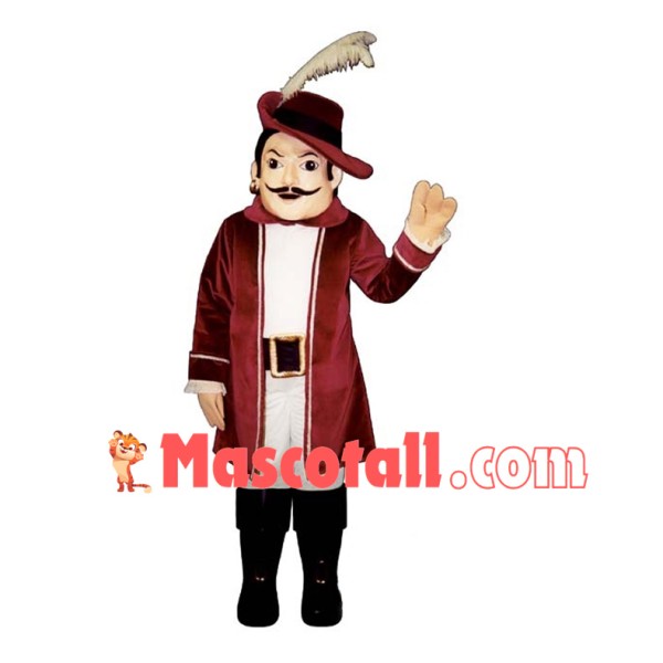 Red Cavalier Mascot Costume	