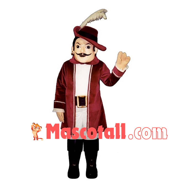 Red Cavalier Mascot Costume	