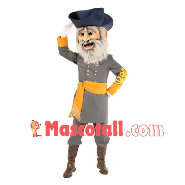Civil War General Mascot Costume	