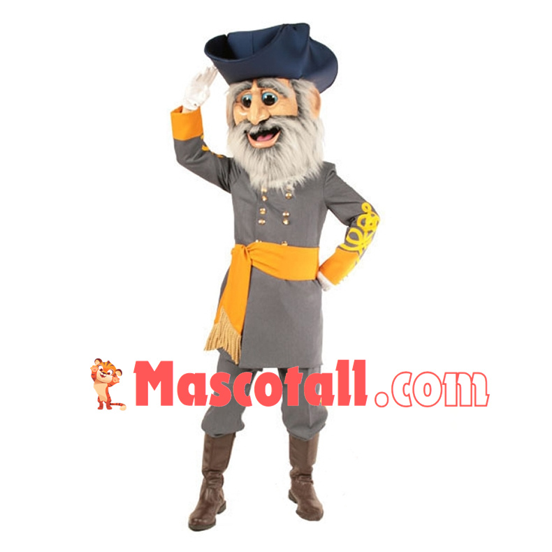Civil War General Mascot Costume	