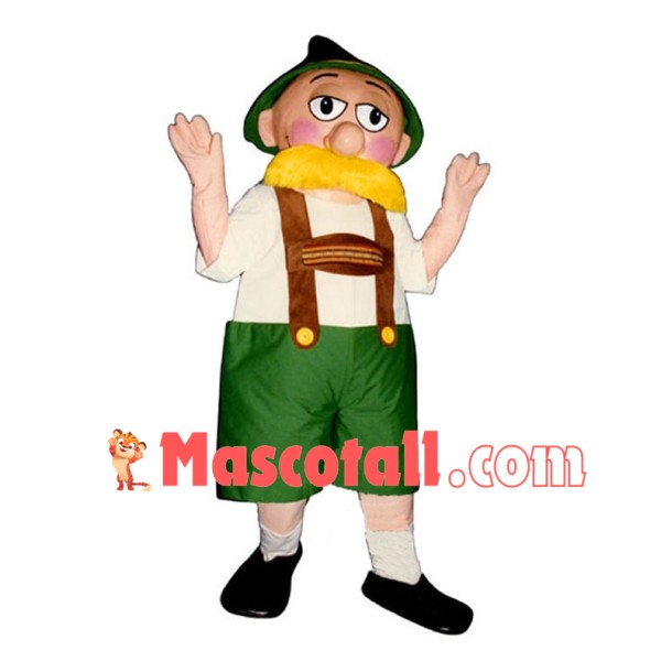 Alpine Bavarian Man Mascot Costume	