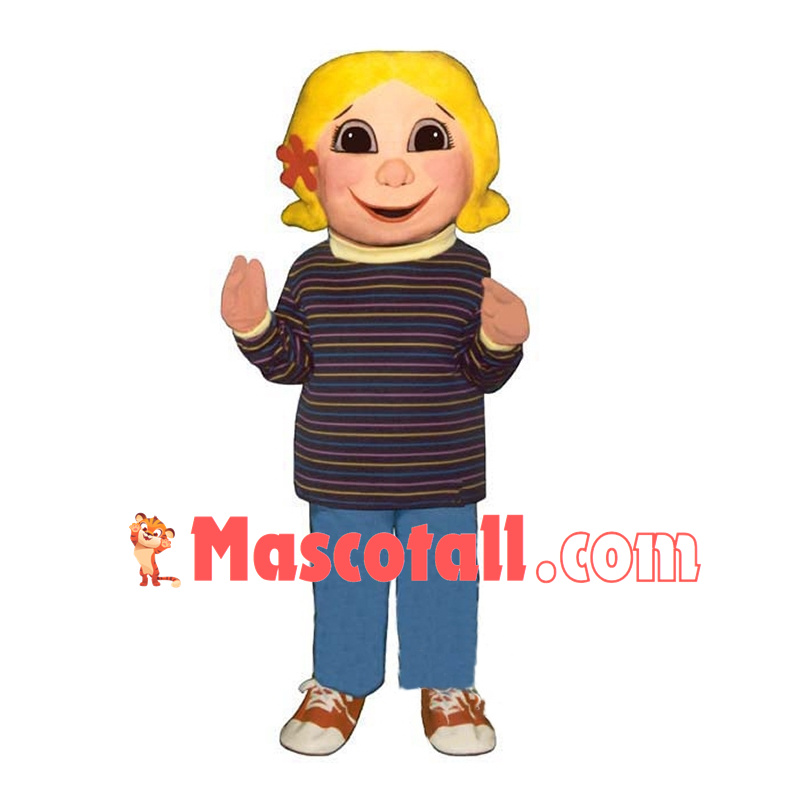 Cute Little Girl Mascot Costume	