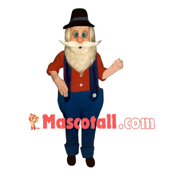 Old Farmer Mascot Costume	