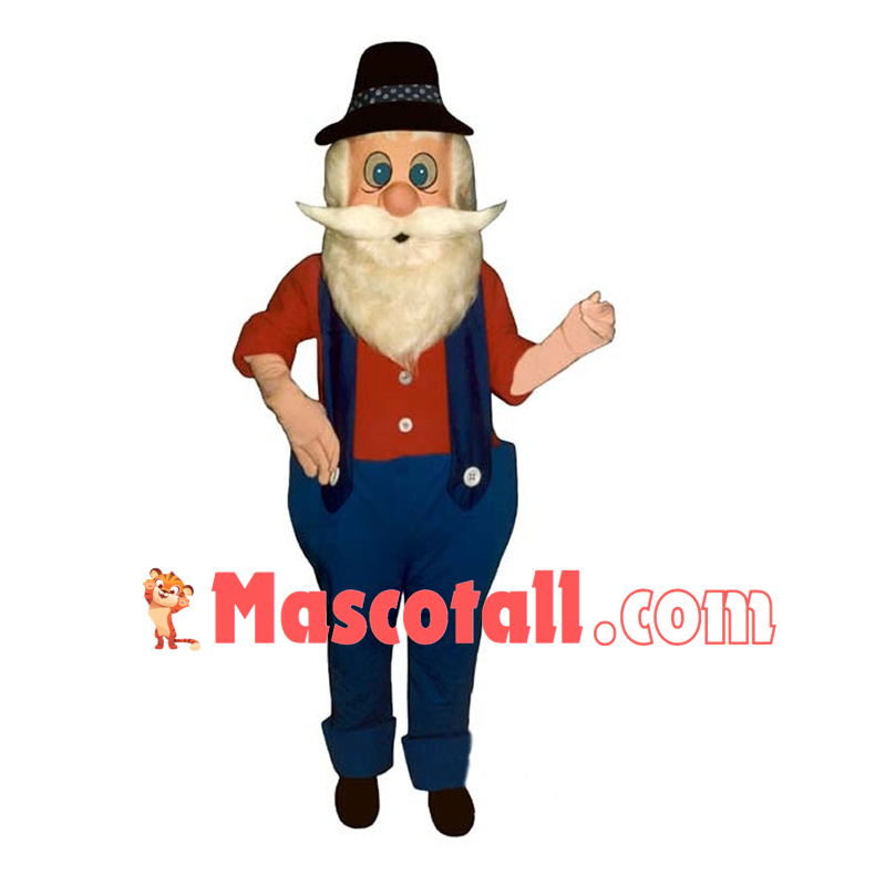Old Farmer Mascot Costume	