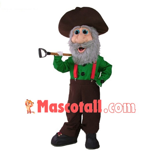 Gold Miner Mascot Costume	