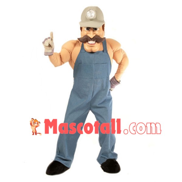 Power Miner Mascot Costume	