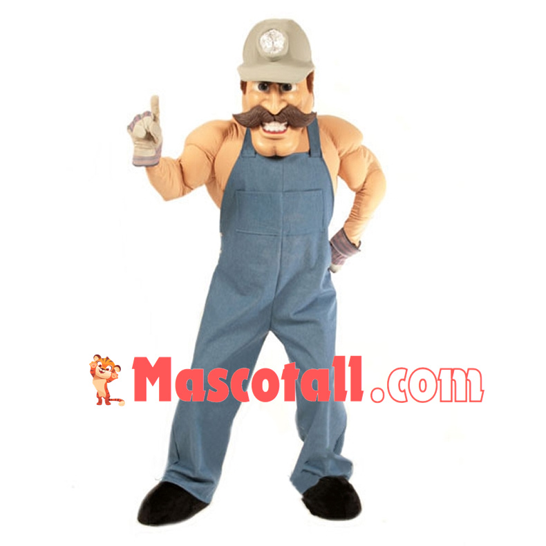 Power Miner Mascot Costume	