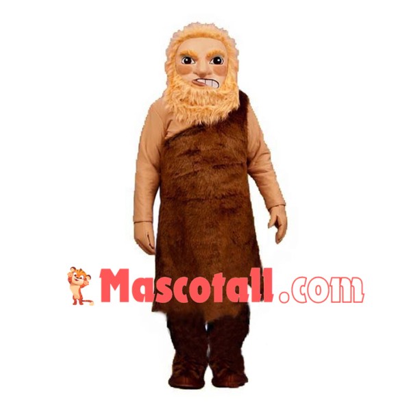 Caveman Wild Man Mascot Costume	