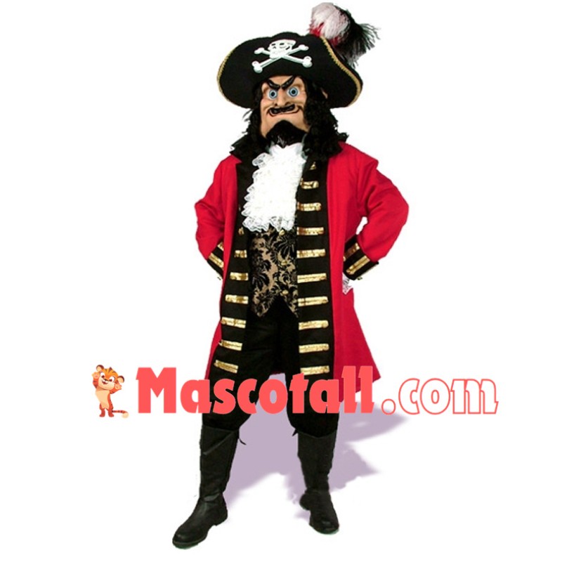 College Pirate Pete Mascot Costume	