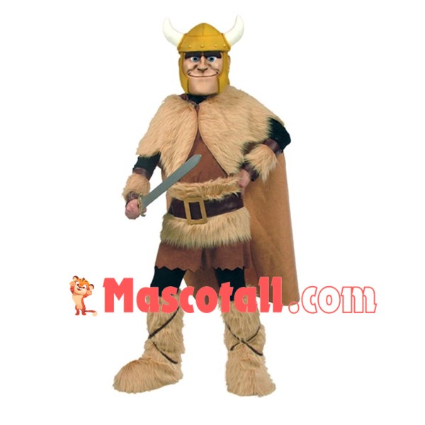 Viking Warrior Mascot Costume	
