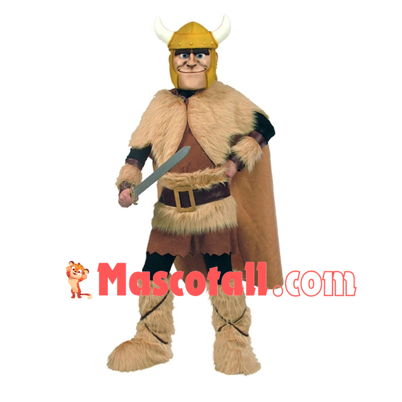 Viking Warrior Mascot Costume	