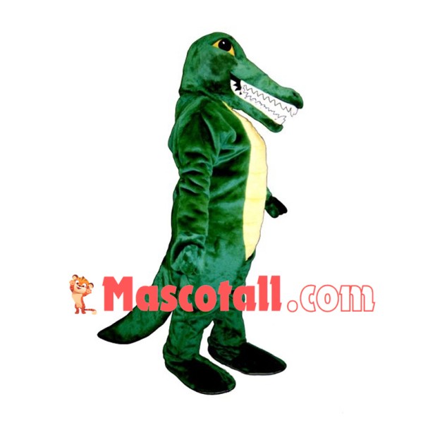 Green Alligator Mascot Costume	