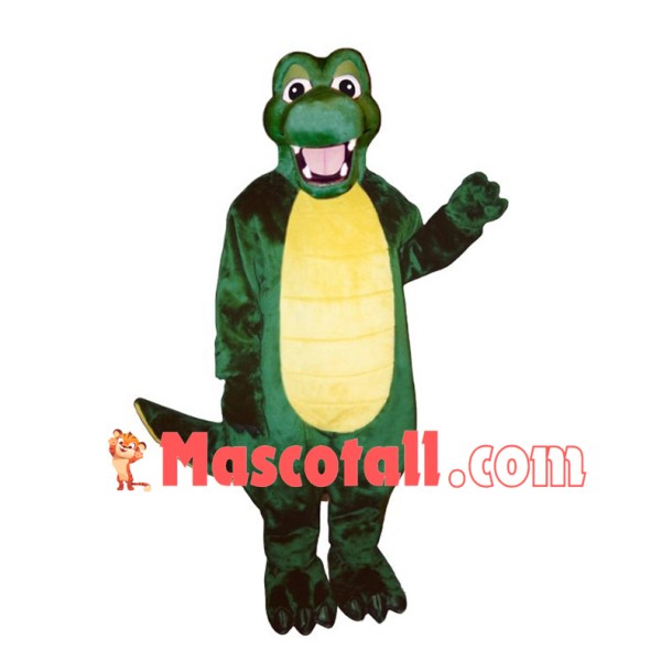 Happy Alligator Mascot Costume	