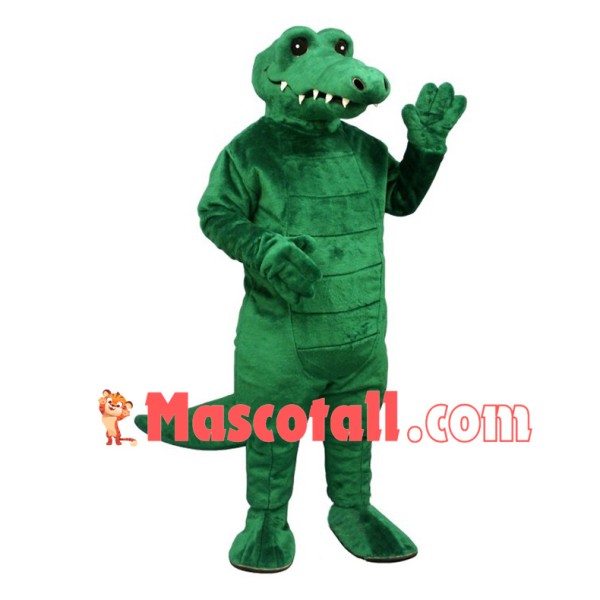 Green Crocodile Lightweight Mascot Costume	