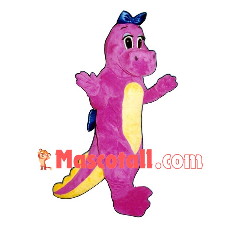 Cute Girl Dinosaur Mascot Costume For Party
