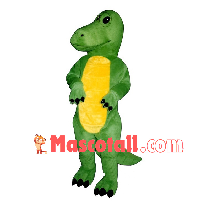 Dinosaur Nerd Mascot Costume 