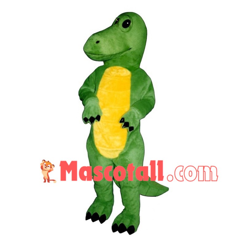 Dinosaur Nerd Mascot Costume 