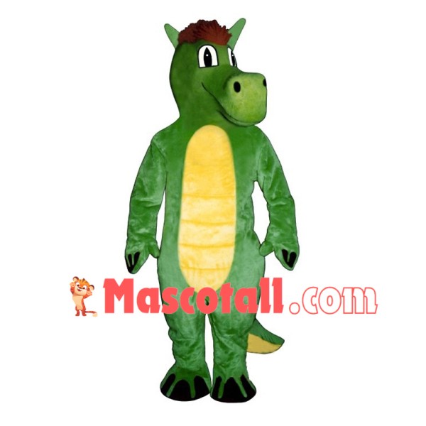 Long Hair Dinosaur Mascot Costume 