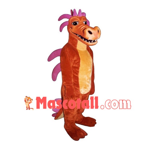 Orange Dragon Lightweight Mascot Costume 