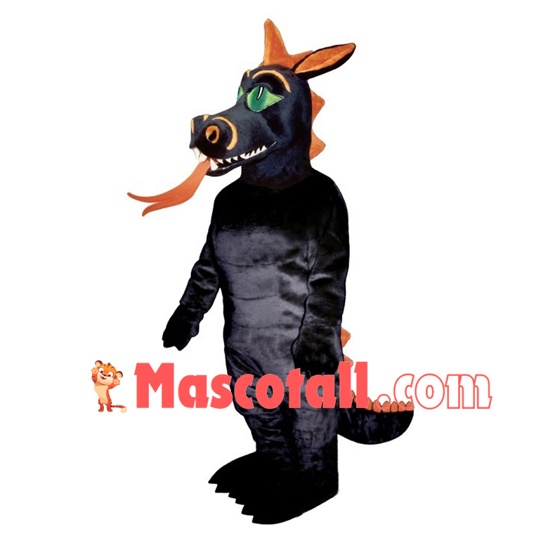 Fire Dragon Mascot Costume 