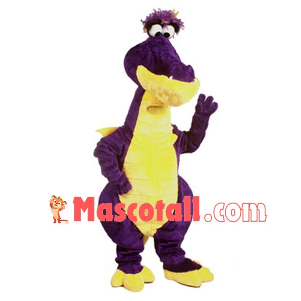 Muppet Purple Dragon Mascot Costume 