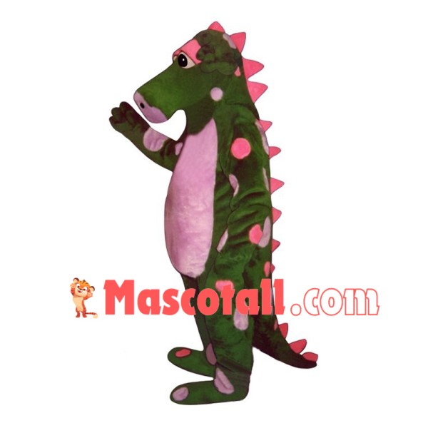 Green Whimsical Dragon Mascot Costume 
