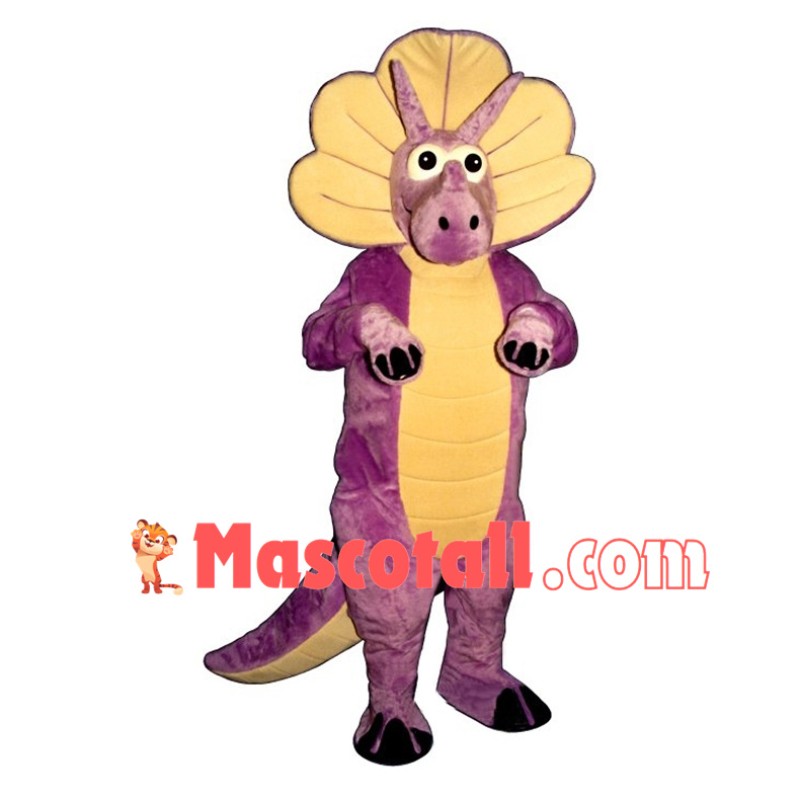 Innocent Purple Triceratops Mascot Costume 