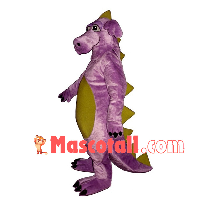 Purple Whimsical Dragon Mascot Costume 