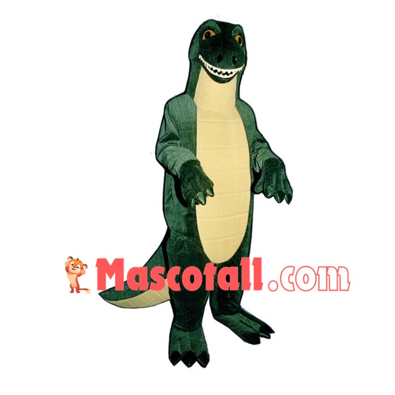 Green Tyrannosaurus Mascot Costume 