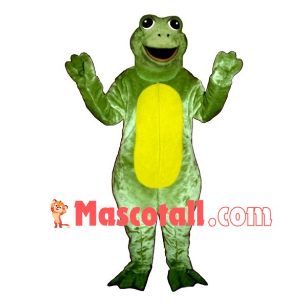 Optimistic Frog Mascot Costume 