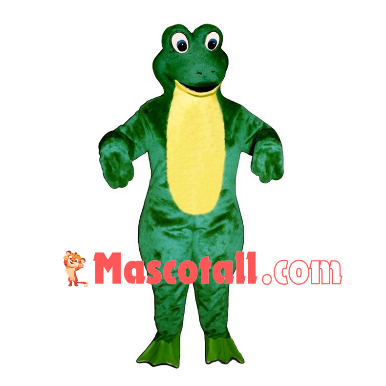 Real-Life Green Tree Frog Mascot Costume 