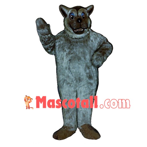 Big Bad Wolf Long Plush Mascot Costume 