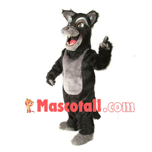 Real-life Big Bad Wolf Mascot Cartoon Character Costume 