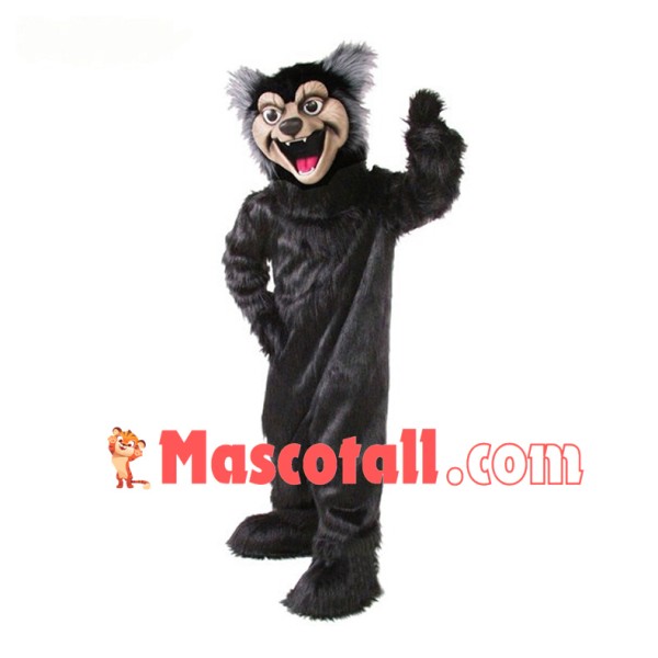 Howling Wolverine Mascot Costume 