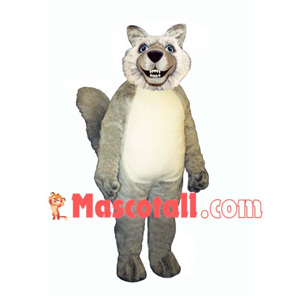 Silly Wolf Mascot Costume 